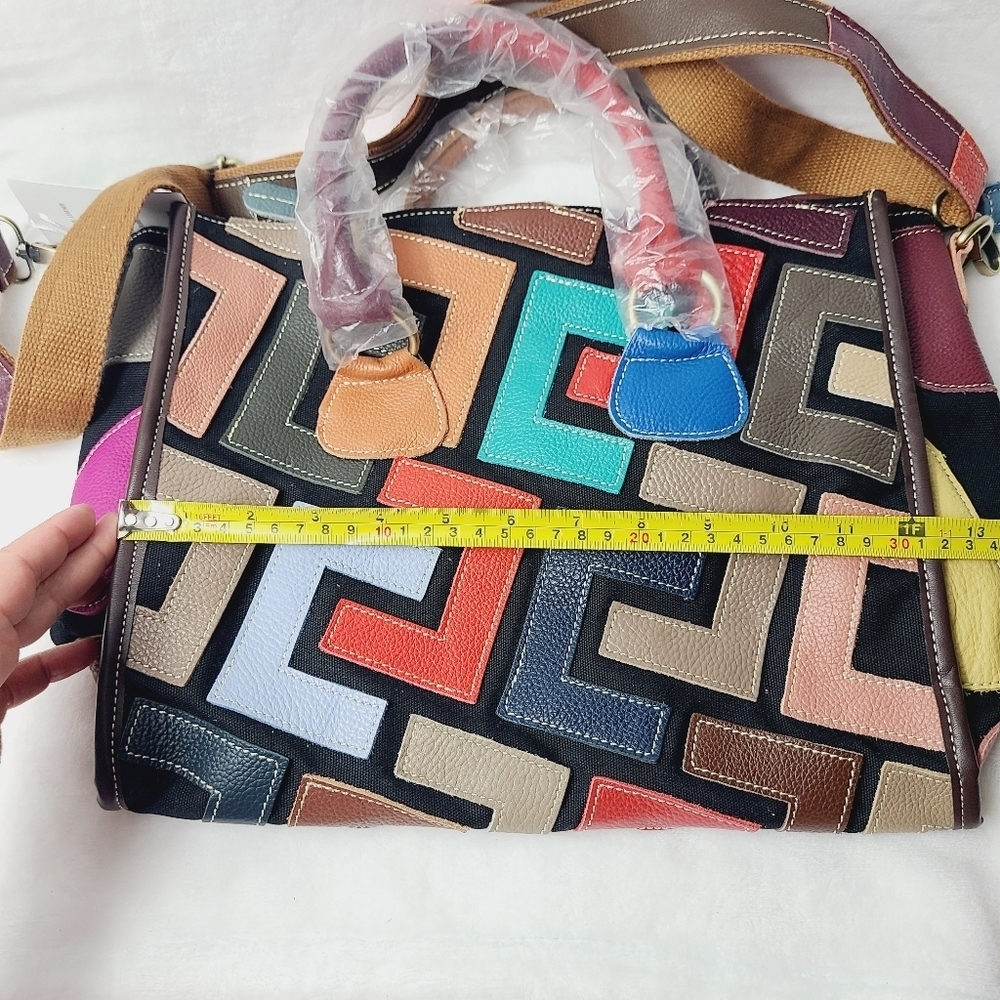 Nwt CAERLIF leather crossbody or hand bag - Picture 8 of 10